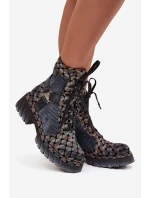 Kožené workery dámské Maciejka 07072-03 Multikolor