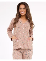 Cornette 482/434 Smile 4 l/r 3XL-5XL dámské rozepínací pyžamo Cornette 482/434 Smile 4 l/r 3XL-5XL dámské rozepínací pyžamo