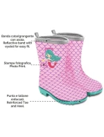 Dětské dívčí návleky do deště Perletti Mermaid