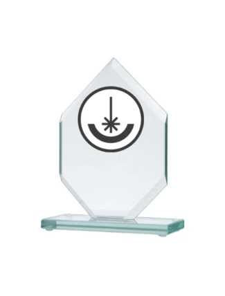 Gravírovaná skleněná trofej