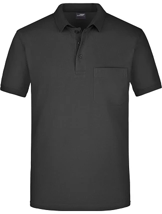 Daiber JN 922 Piqué polo s náprsní kapsou 02.0922 black Daiber JN 922 Piqué polo s náprsní kapsou 02.0922 black
