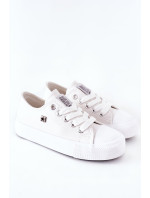 Children's Leather Sneakers BIG STAR FF374300 White