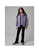 Dívčí bunda bez rukávů s kapucí 4F 4FJRSS26TVJAF355-51S dětská