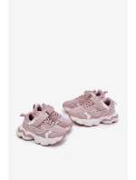 Dětské tenisky na silné podrážce růžové Lianees