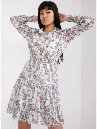 Dámské šaty-DHJ-SK-C2212.35-bílé Dámské šaty-DHJ-SK-C2212.35-bílé