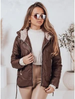 Dámská bunda kávová FashionStreet TY4239