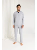 Pyžamo Regina 489 dlouhé/r froté 2XL-3XL pánské