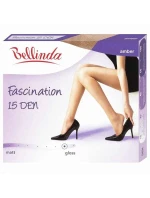 Lesklé punčochové kalhoty FASCINATION 15 DEN - BELLINDA - amber