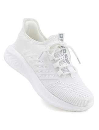 Dámská textilní sportovní obuv bílá Big Star UU274056 dámské