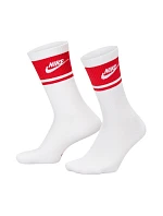 Nike Everyday Elevated Crew 3 páry bílých a červených ponožek IM7949 900 Nike Everyday Elevated Crew 3 páry bílých a červených ponožek IM7949 900