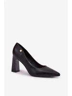 Elegantní Lodičky Na Slupek Vinceza 62221 Černé