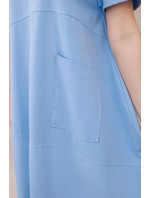 Nové rozevláté šaty Punto modré