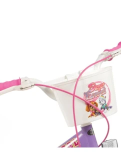 Dětské kolo 16" Psi Patrol Purple 1680 Girl + Dětská helma Psi Patrol pink TOIMSA 10896