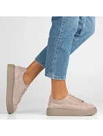 Dámské kožené polobotky béžové Filippo DP7502/26