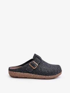 Pánské Pantofle S Přezkou Preventivní Pantofle Inblu MT000012 Grafitové