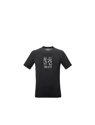 Pánské tričko MILLET Cimaï Natural Ts Ss M, černé Pánské tričko MILLET Cimaï Natural Ts Ss M, černé