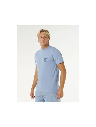 Pánské tričko RIP CURL Desti Animals Tee, modré Pánské tričko RIP CURL Desti Animals Tee, modré