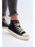 Dámské vysoké tenisky Big Star NN274283 černé