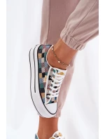 Dámské vzorované trampky na platformě Lee Cooper – multikolor