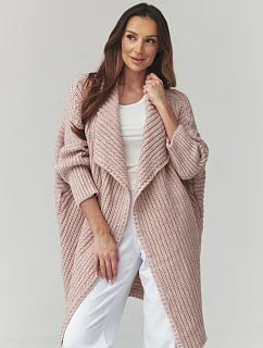 Svetr na zapínání  model 226883 Makadamia