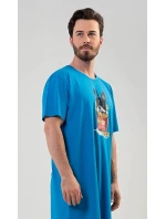 Pánská noční košile s krátkým rukávem Bulldog