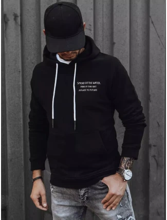 Pánská černá mikina FashionStreet BX5463