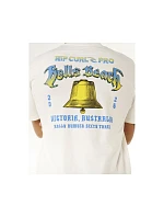 Pánské tričko RIP CURL Bells Pro 26 Bell Logo Tee, bílé Pánské tričko RIP CURL Bells Pro 26 Bell Logo Tee, bílé