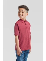 Fruit of the Loom Kids 65/35 Polo Dětské piqué polo 16.3417 red Fruit of the Loom Kids 65/35 Polo Dětské piqué polo 16.3417 red