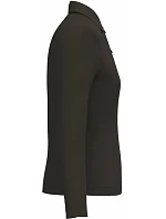 Kariban K 244 Dámské piqué polo s dlouhým rukávem 20.K244 dark khaki