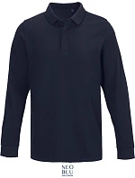 NEOBLU Owen LSL Men Pánské těžké piqué polo s dlouhým rukávem 24.4396 night blue NEOBLU Owen LSL Men Pánské těžké piqué polo s dlouhým rukávem 24.4396 night blue