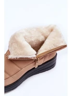 Dámské zimní sněhule v barvě bežové Helis Dámské zimní sněhule v barvě bežové Helis