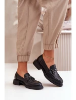 Elegantní Dámské Mokasiny Z Přírodní Kůže Černé Vinceza 91114 Elegantní Dámské Mokasiny Z Přírodní Kůže Černé Vinceza 91114