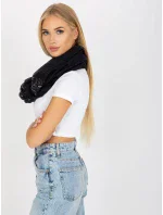 Dámská tunelová šála AT KM S 6221 černá Dámská tunelová šála AT KM S 6221 černá