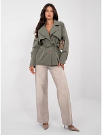 Kabát IT EN FL10069.65 khaki - FPrice Kabát IT EN FL10069.65 khaki - FPrice