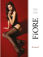 Dámské punčochy k podvazkovému pásu LOUISE, 20 DEN