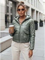 Dámská přechodná prošívaná bunda LILYWOOL zelená FashionStreet TY3712