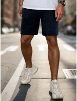 FashionStreet pánské tmavě modré teplákové šortky SX2479