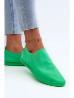 Dámské tenisky Slip-On Zelené Lovinia Dámské tenisky Slip-On Zelené Lovinia