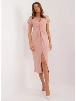 DHJ SK 17302K šaty.93 tmavě růžová DHJ SK 17302K šaty.93 tmavě růžová