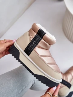 Nízké sněhule na silné podrážce D.Franklin Béžové