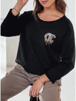 Dámská oversize halenka ICONIQ černá FashionStreet RY2696