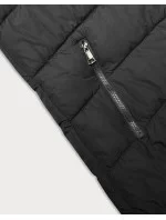 Dámská zimní bunda v grafitové barvě s kapucí J Style (16M9126-105) Dámská zimní bunda v grafitové barvě s kapucí J Style (16M9126-105)