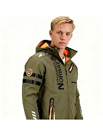 Geographical Norway Softshellová bunda Royaute DB 068 M WY1996H/GN-Kaki / Orange pánské