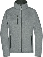 Daiber JN 1147 Dámská 2-vrstvá melanžová softshell bunda 02.1147 dark melange/black Daiber JN 1147 Dámská 2-vrstvá melanžová softshell bunda 02.1147 dark melange/black
