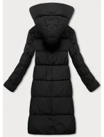Černá dámská zimní bunda s kapucí Glakate (LU-238001B#) Černá dámská zimní bunda s kapucí Glakate (LU-238001B#)