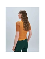 Cyklistické tričko POC W’s Cadence Jersey, hnědé