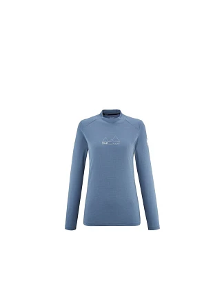 Dámské tričko MILLET Kamet Ts Ls W, modré Dámské tričko MILLET Kamet Ts Ls W, modré