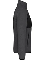 Daiber JN 1311 Dámská fleecová bunda 02.1311 dark melange/black Daiber JN 1311 Dámská fleecová bunda 02.1311 dark melange/black