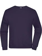 Daiber 8042 Těžká oversize unisex mikina 02.8042 deep purple