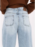 Kalhoty D80018BB62456L191 světle modré